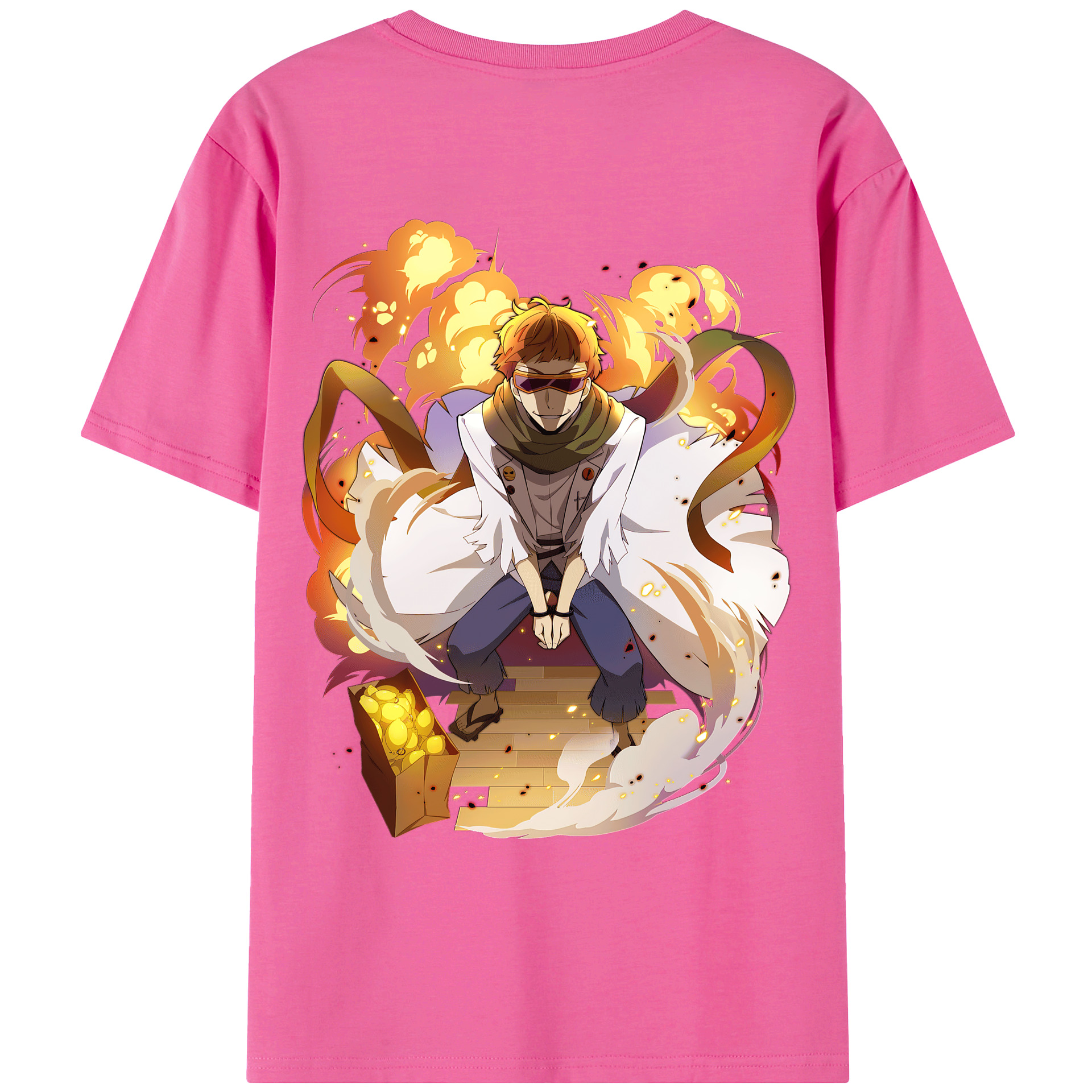 （画像用） 文豪ストレイドッグス Bungo Stray Dogs レディース半袖Tシャツ(バックプリント)